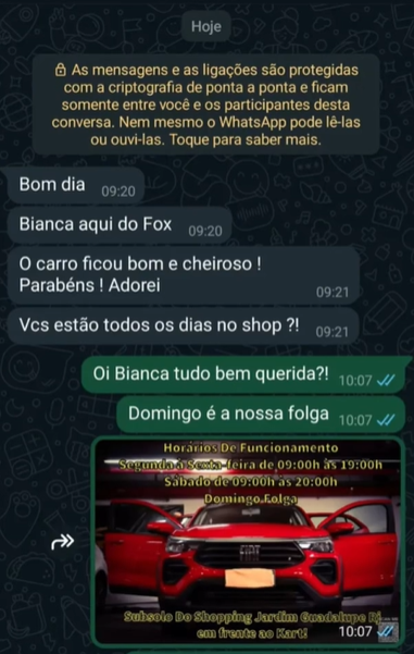 Feedback de cliente 1